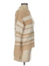 Veda Stripes Tan Turtleneck Sweater Size S - photo 4