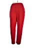 Just My Size 100% Cotton Red Casual Pants Size 14 - 16 Petite - photo 2