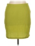 Shein 100% Polyester Solid Green Casual Skirt Size 12 - photo 1