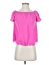Alya 100% Polyester Pink Short Sleeve Blouse Size XS - photo 1