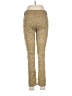 Eric Animal Print Gold Jeans Size 6 - photo 2