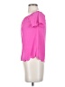 Alya 100% Polyester Pink Short Sleeve Blouse Size XS - photo 5