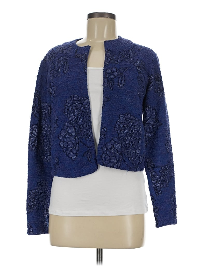 Pre-owned Sahalie Cardigan Sweater In Blue