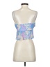 Sabo Luxe 100% Polyester Blue Sleeveless Blouse Size 2 - photo 2