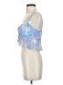 Sabo Luxe 100% Polyester Blue Sleeveless Blouse Size 2 - photo 5