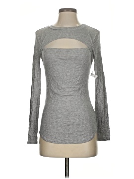Haut Manches 3/4 Charlotte Russe - Gris/bleu/violet - Taille S - Occasion Très Bon état
