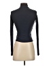 LACAUSA 100% Supima Cotton Black Long Sleeve Turtleneck Size XS - photo 2