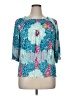 Dereon Teal 3/4 Sleeve Blouse Size XL - photo 1