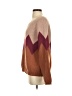 Kori America 100% Acrylic Chevron-herringbone Brown Pullover Sweater Size S - photo 5