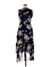 JJ's House 100% Polyester Floral Blue Cocktail Dress Size XL - photo 2