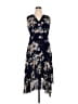 JJ's House 100% Polyester Floral Blue Cocktail Dress Size XL - photo 1