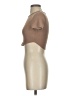 Shein Tan Short Sleeve Turtleneck Size 4 - photo 5