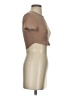 Shein Tan Short Sleeve Turtleneck Size 4 - photo 4