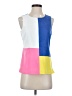 Julie Brown 100% Polyester Color Block Pink Sleeveless Top Size 2 - photo 1