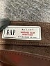Gap 100% Polyester Brown Faux Leather Pants Size 14 r - photo 7