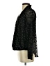 Jennifer Lopez 100% Polyester Animal Print Black Long Sleeve Blouse Size S - photo 5