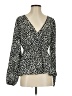 Shein Black Long Sleeve Blouse Size 4 - photo 1