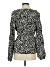 Shein Black Long Sleeve Blouse Size 4 - photo 2