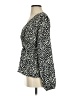 Shein Black Long Sleeve Blouse Size 4 - photo 5