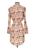 Left Coast by Dolan Print Tan Casual Dress Size XS - photo 2