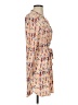 Left Coast by Dolan Print Tan Casual Dress Size XS - photo 4