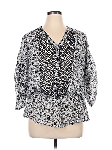 Sag Harbor 3/4 Sleeve Blouse (view 1)