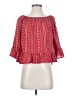 Sanctuary 100% Polyester Red 3/4 Sleeve Blouse Size XS - photo 1