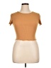 Bozzolo Tan Short Sleeve Top Size XL - photo 1