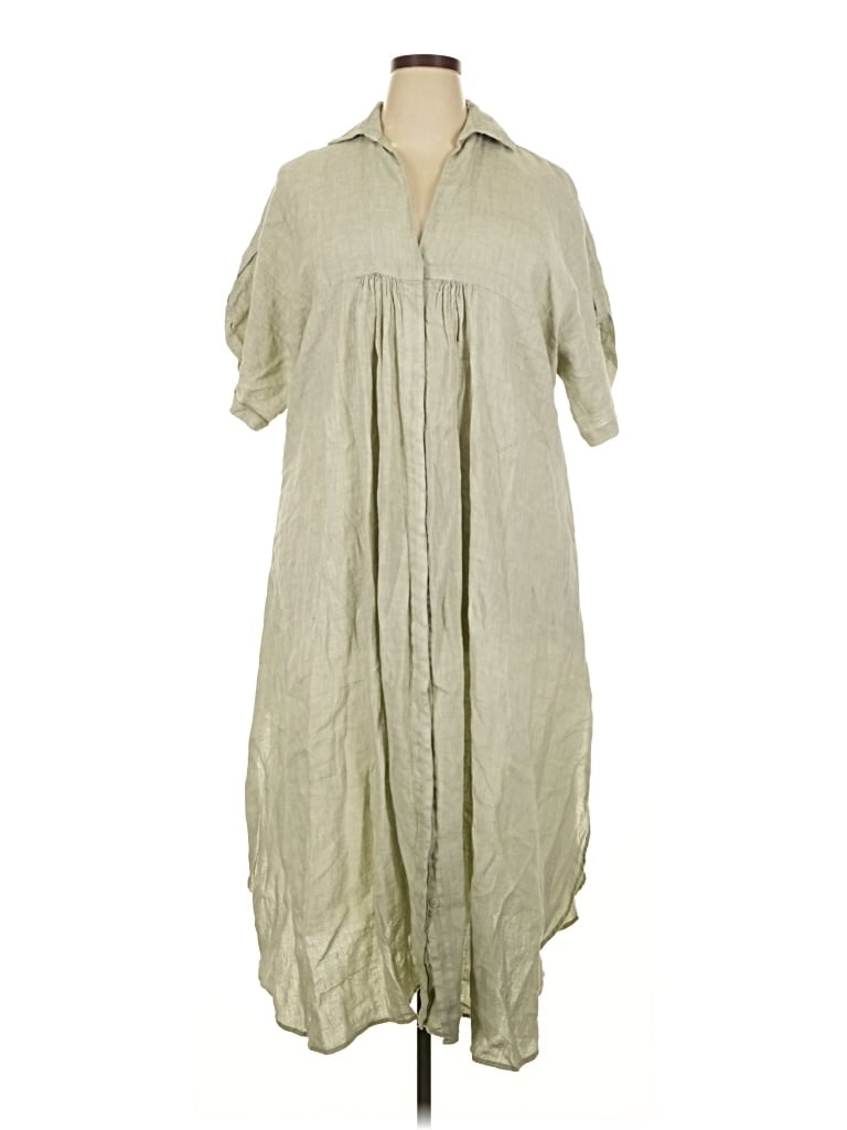 Zara Casual Dress In Gray