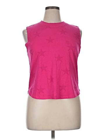 Aqua Sleeveless T-Shirt (view 1)