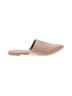 Pink Lily Tan Mule/Clog Size 6 1/2 - photo 1