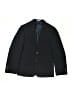 Van Heusen 100% Polyester Chevron-herringbone Blue Black Blazer Size 10 reg - photo 1