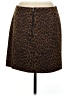 Ann Taylor Animal Print Brown Wool Skirt Size 6 - photo 2