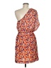 BCBGeneration 100% Polyester Print Orange Red Cocktail Dress Size M - photo 2