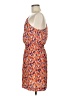BCBGeneration 100% Polyester Print Orange Red Cocktail Dress Size M - photo 5
