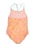 Spyder Print Orange One Piece Swimsuit Size M - photo 2