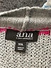 a.n.a. A New Approach Stripes Gray Pullover Sweater Size XXL - photo 4
