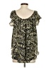 L'Agence Gold Short Sleeve Top Size S - photo 2