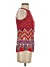 Kenar 100% Rayon Red Sleeveless Blouse Size XS - photo 4