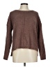 Studio B by BOBEAU Tweed Brown Pullover Sweater Size L - photo 1