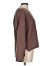 Studio B by BOBEAU Tweed Brown Pullover Sweater Size L - photo 4