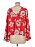Copper Key 100% Polyester Red Long Sleeve Blouse Size M - photo 2