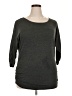 Doublju Gray 3/4 Sleeve Top Size 2XL - photo 1