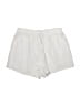 Unbranded 100% Polyester Solid Ivory Gray Shorts Size S - photo 1