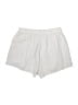 Unbranded 100% Polyester Solid Ivory Gray Shorts Size S - photo 2