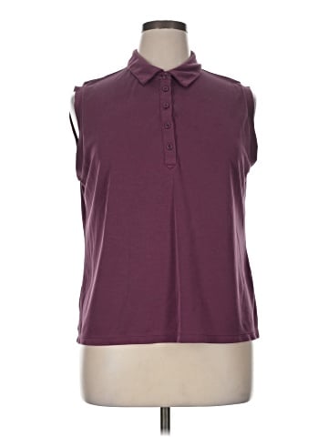 Stylus Sleeveless Button-Down Shirt (view 1)
