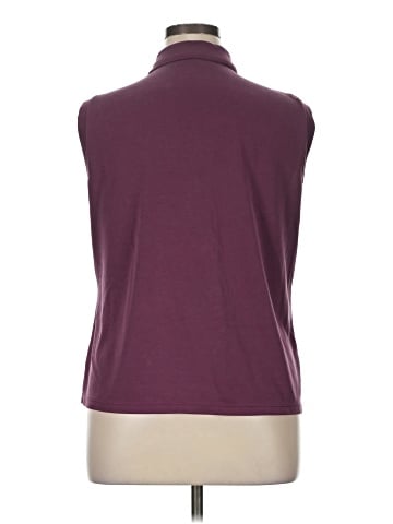 Stylus Sleeveless Button-Down Shirt (view 2)