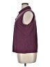 Stylus Burgundy Sleeveless Button-Down Shirt Size XL - photo 5