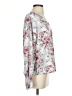 Shein Floral Gray Long Sleeve Blouse Size 4 - photo 4