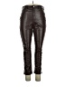 Gap 100% Polyester Brown Faux Leather Pants Size 14 r - photo 1